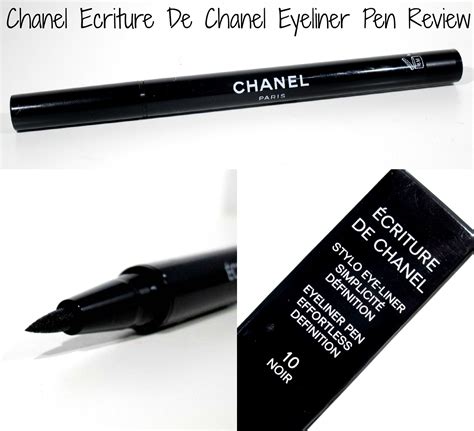 how to assemble chanel eyeliner pen|signature de chanel eyeliner.